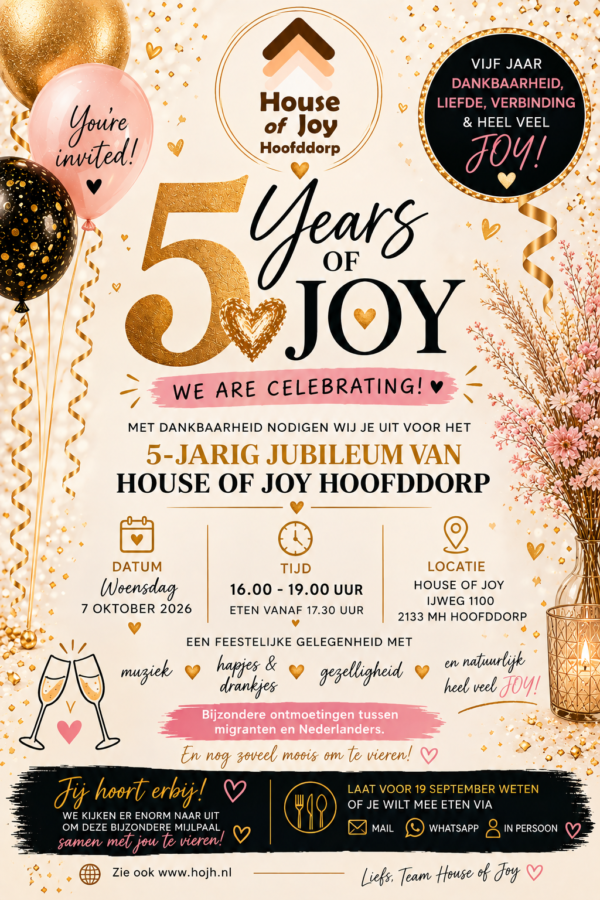House of Joy – 5 years of joy
